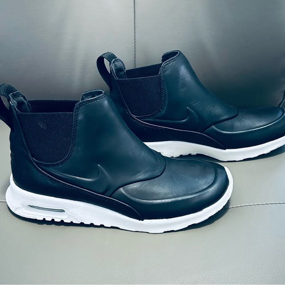 BNWOB WOMEN'S NIKE AIR MAX THEA MID BLACK WHITE 859550-001 US SIZE 6.5 - Picture 5 of 12